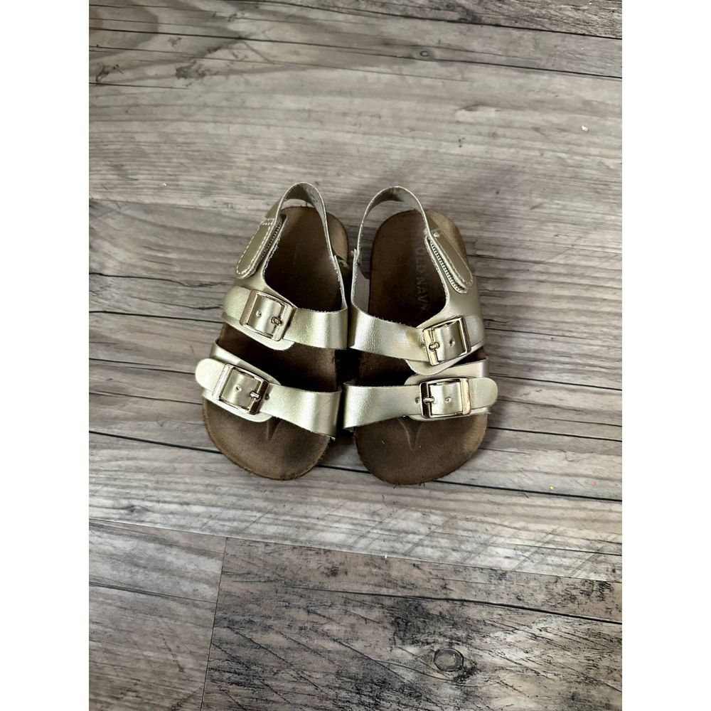 16 - Old Navy baby 12-18 month Gold Sandal